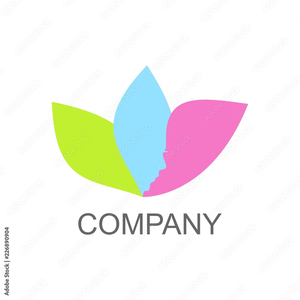 Fashion Flower Logo Fashion Flower Logo