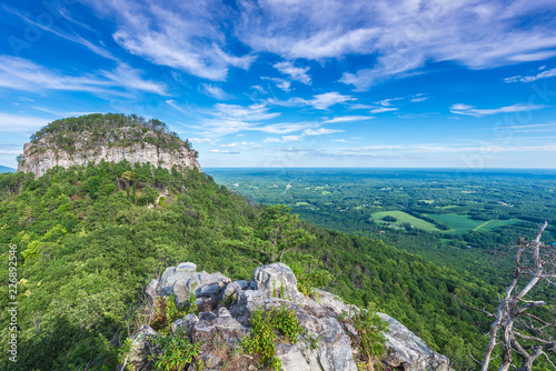View of Pilot Mountain and surround areas