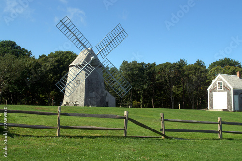 Higgins Farm Windmill, Brewster MA Cape Cod photo