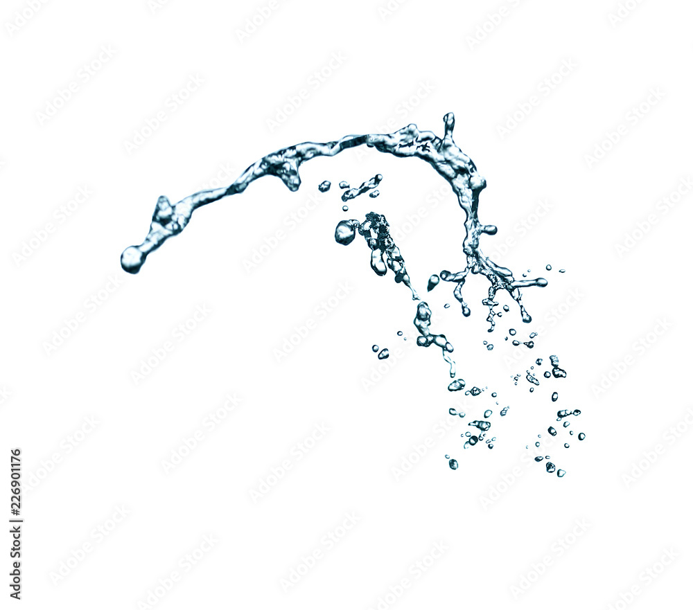 Abstract splash of water on white background Abstract splash of water on white background