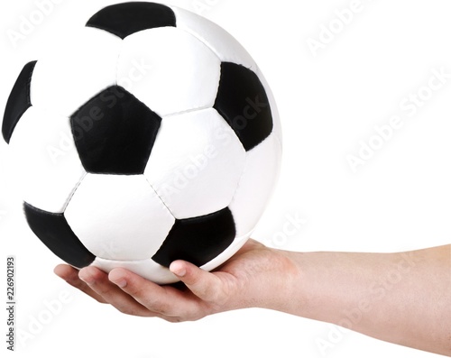 hand holding a ball