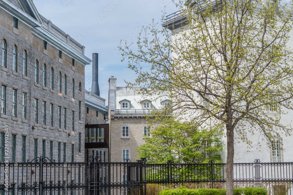 Obraz premium The buildings in Old Quebec, Quebec City, Quebec