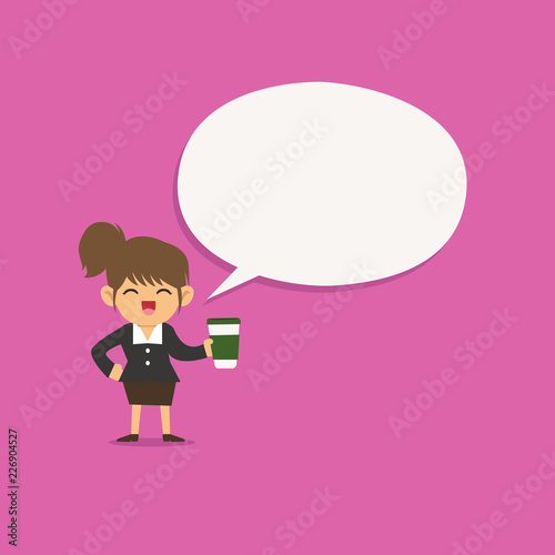 Flat design business vector illustration concept. Business ad for website and promotion banners. empty social media copy space text for your own texts Template art esp isolated promoting Service