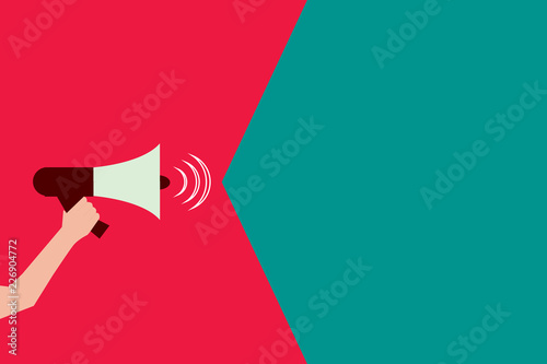 Flat design business vector illustration concept. Business ad for website and promotion banners empty social media copy space text for your own texts. Template art esp isolated.