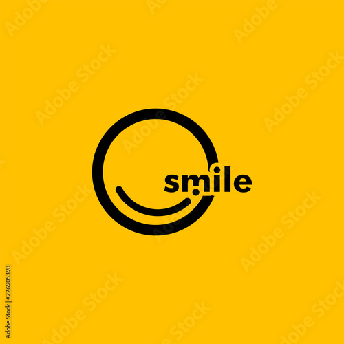 Smile Vector Template Design Illustration
