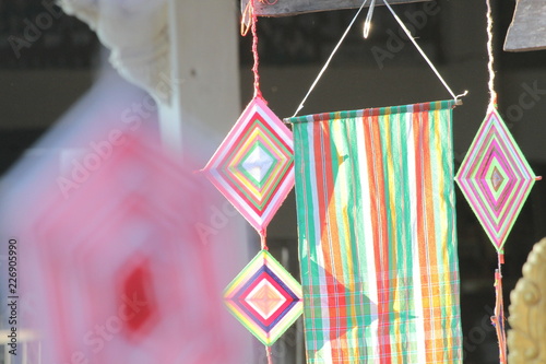 clothes hanging on a clothesline