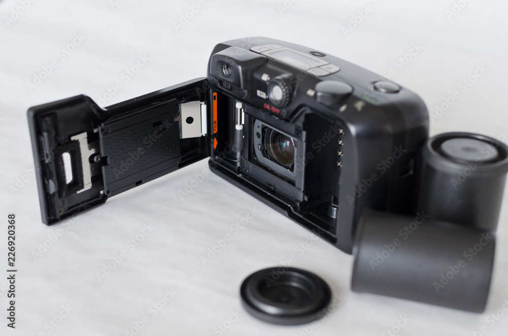 old compact analog camera old compact analog camera