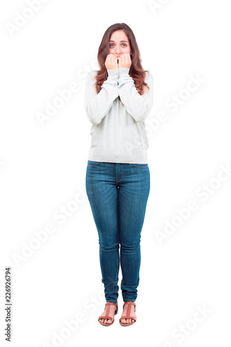 2,863 Woman Fear Full Body Images, Stock Photos, 3D objects