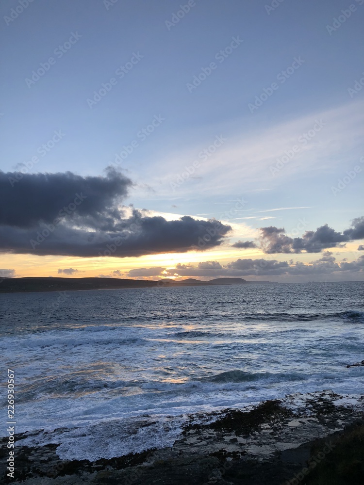Obraz premium Sunset on Downpatrick 