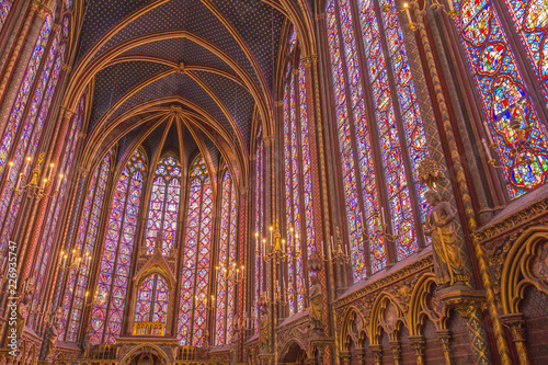 Sainte-Chapelle Cathedral Stained Glass