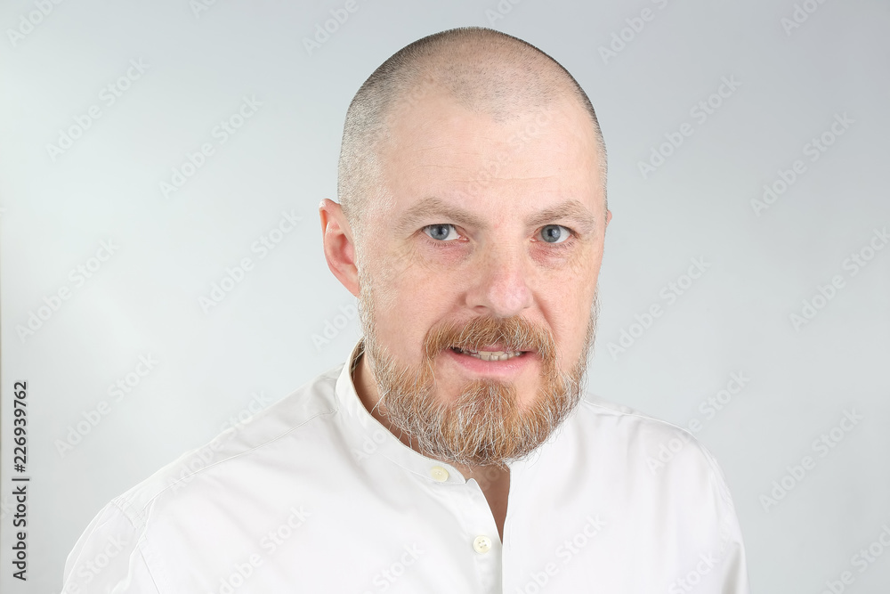 portrait of a bearded man portrait of a bearded man
