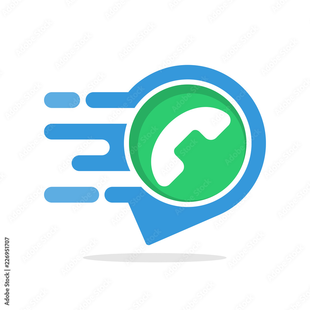 Vector illustration icons with the concept of informative & responsive service for accessing telephone tracking information services Vector illustration icons with the concept of informative & responsive service for accessing telephone tracking information services