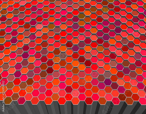 Abstract hexagonal backgrou...