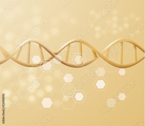 DNA strand structure vector background. Vector EPS10