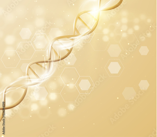 DNA strand structure vector background. Vector EPS10