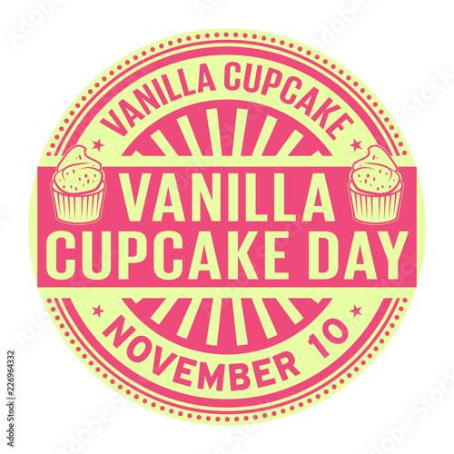 Vanilla Cupcake Day, November 10
