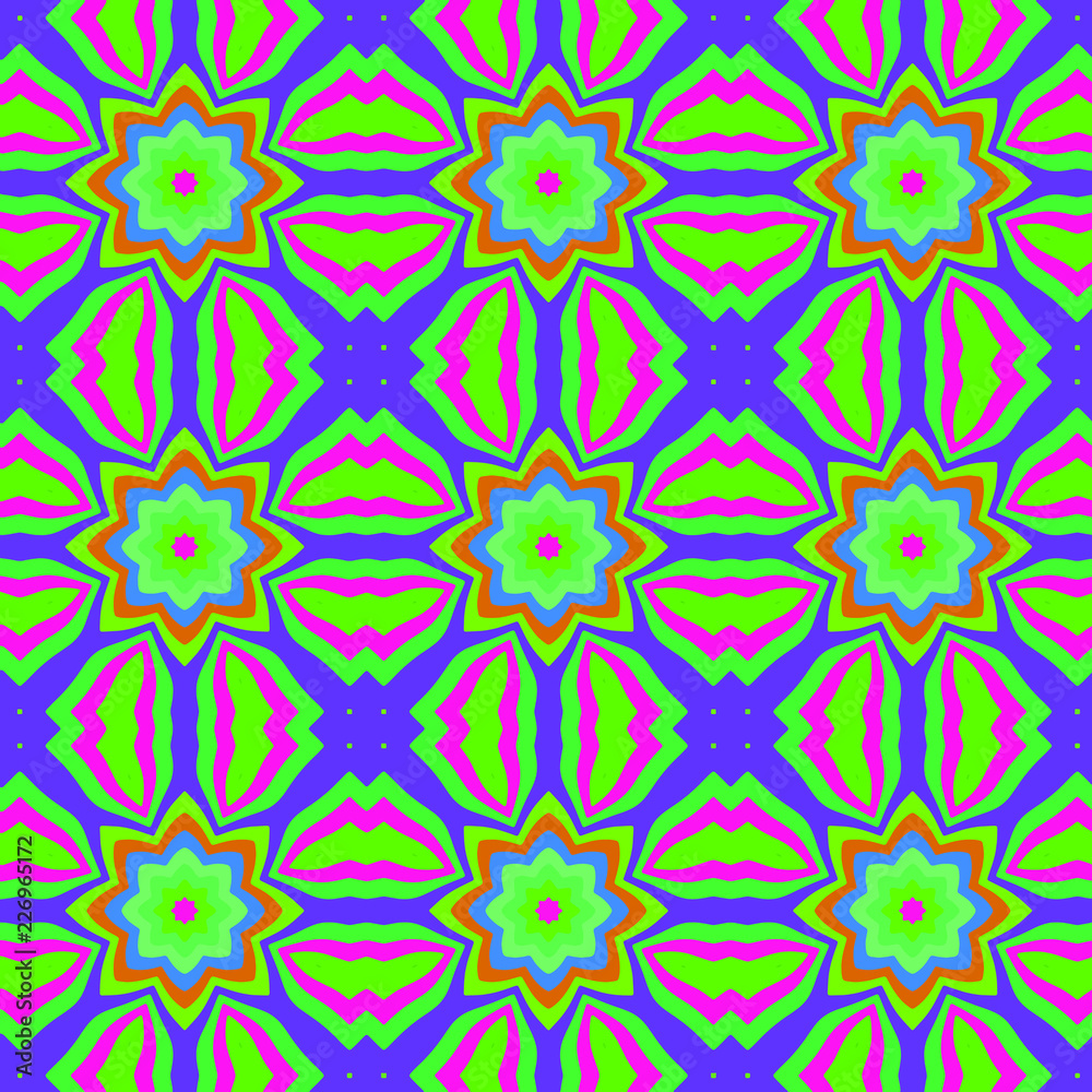 Seamless background pattern with a variety of multicolored lines. Seamless background pattern with a variety of multicolored lines.