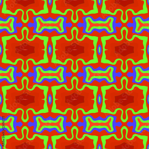 Seamless background pattern with a variety of multicolored lines.