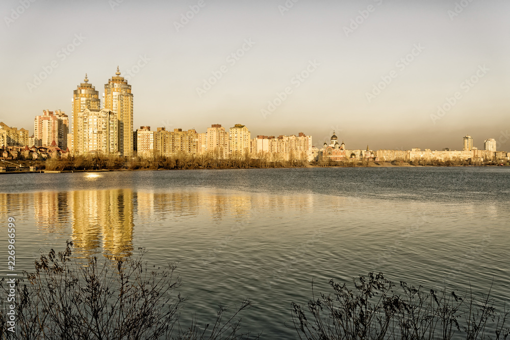 Golden City Close to the Dnieper River Golden City Close to the Dnieper River