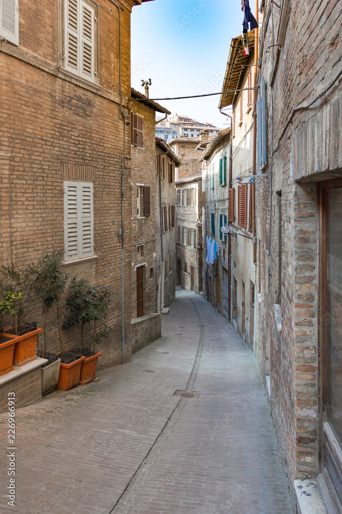 Houses in a Street of Urbino