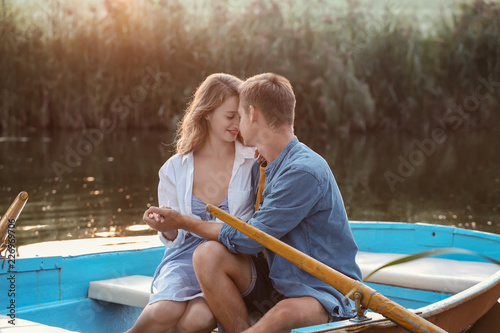 Cute young couple having ro...