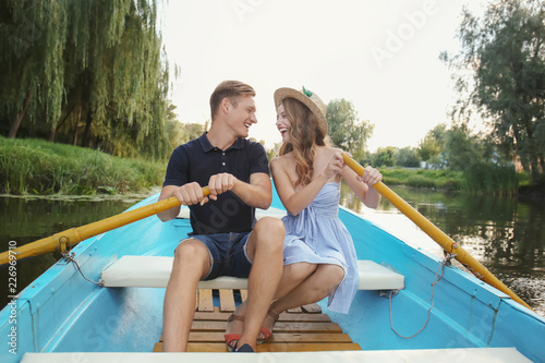 Cute young couple having ro...
