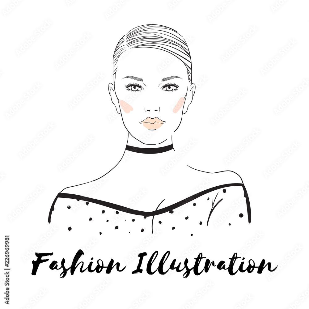 Young Caucasian Female Dress Designer In Casual Wear Is Drawing Sketches Of  New Men And Women S Apparel  Summer Collection Stock Photo Picture And  Royalty Free Image Image 118795838