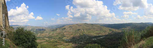 panorama paese Castropignano Campobasso Molise Italia 