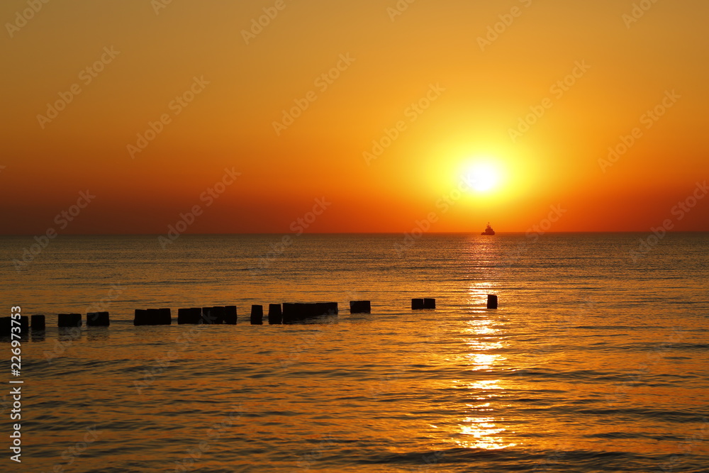 Sonnenuntergang Ostsee