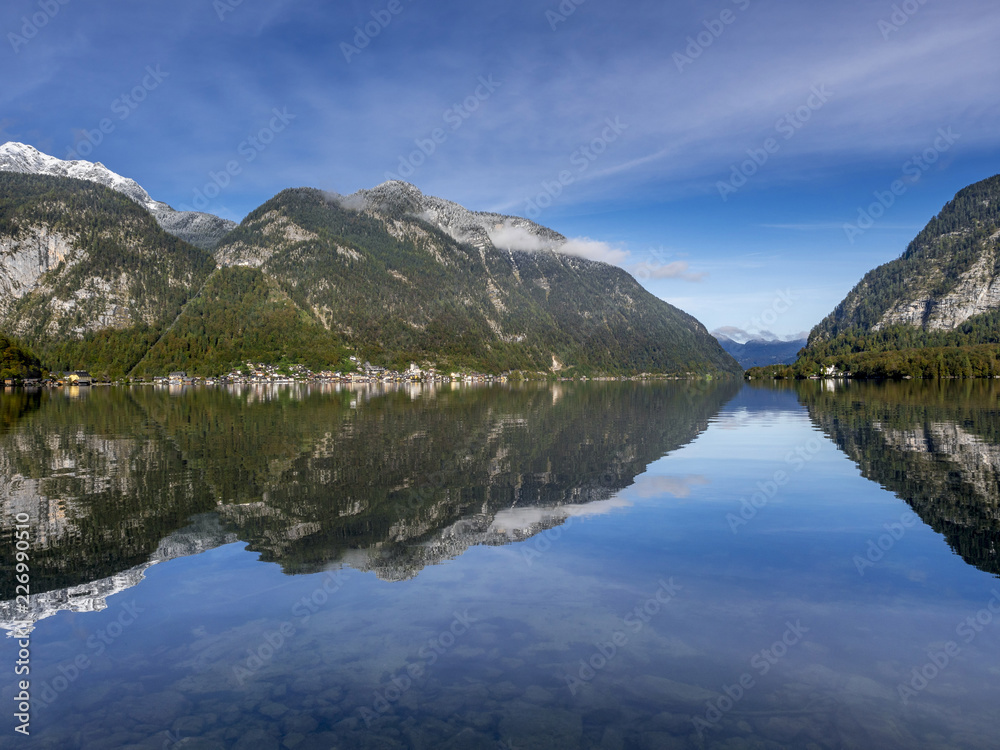 Lake Hallstatt, Salzkammergut, Austria, Europe