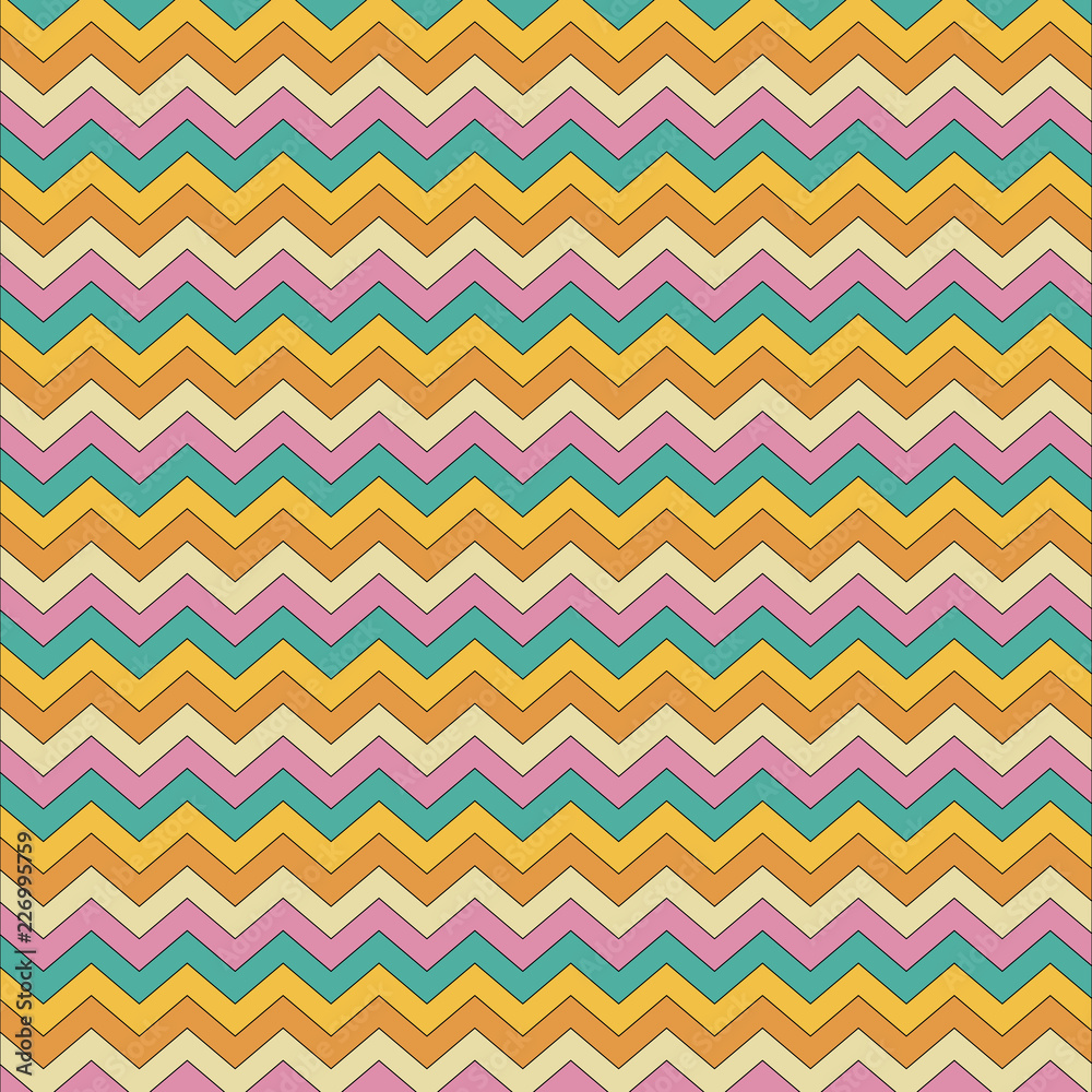 Zigzag pattern. Geometric background flat style illustration. Texture for print, banner, web, flayer, cloth, textile. Zigzag pattern. Geometric background flat style illustration. Texture for print, banner, web, flayer, cloth, textile.