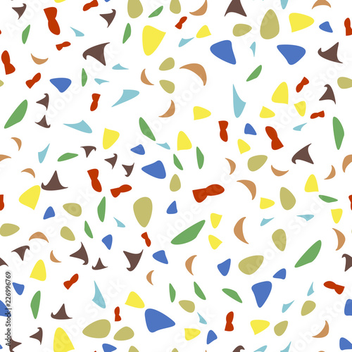Seamless vector EPS 10 Abstract geometric pattern. Multicolor Figures. Texture for print and Banner. Flat style