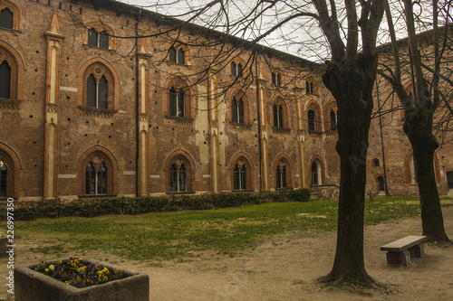 Vigevano street center Italy