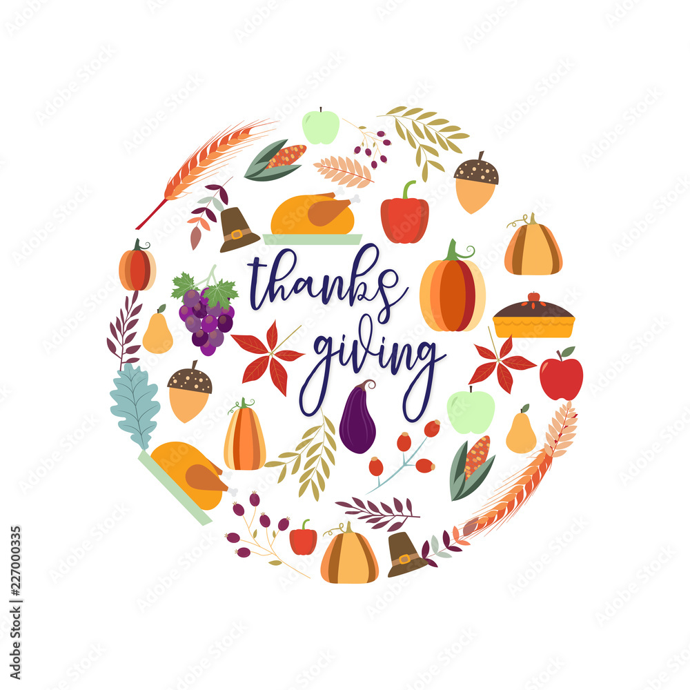 Fototapeta premium Thanks Giving card 