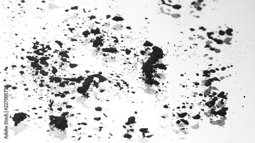 Wallpaper Mural Small Piles of Magnetic Sand Pikes Up Torontodigital.ca