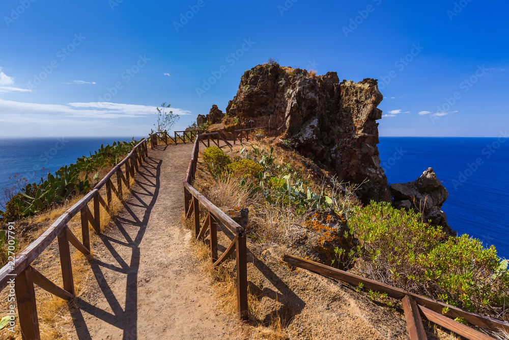 Viewpoint near The Christ statue on Madeira island - Portugal Viewpoint near The Christ statue on Madeira island - Portugal