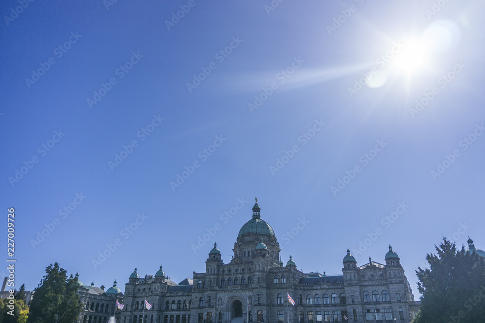 Naklejka premium British Colombia Parliment buildings in Victoria, Canada