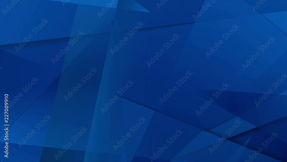 Abstract dark blue technical polygonal geometric motion design. Seamless loop. Video animation Ultra HD 4K 3840x2160