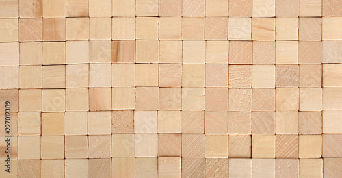 Wooden cubes background