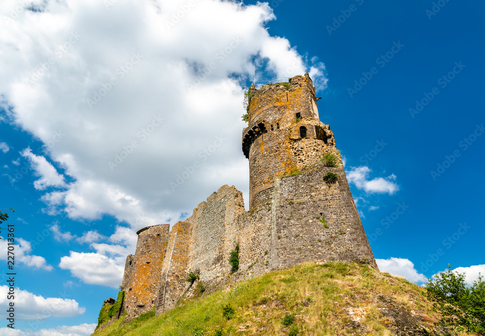 The Chateau de Tournoel, a castle in the Puy-de-Dome department of France
