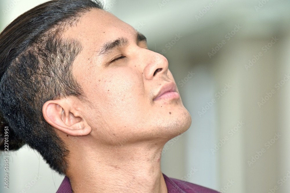 Fototapeta premium Minority Male Wondering