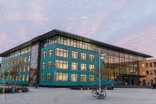 Berthold-Beitz-Platz, Mensa und Unibibliothek in Greifswald  photo