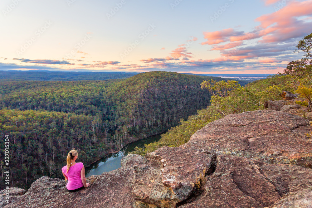 Views over Nepean River and Blue Mountains