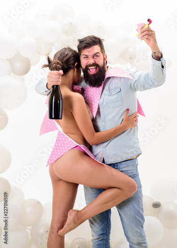 Strip dance surprise for boyfriend birthday. Man enjoy sexual birthday surprise. How to strip tease and lap dance. Learn to strip dance for your boyfriend. Girl naked strip dancer hug happy hipster