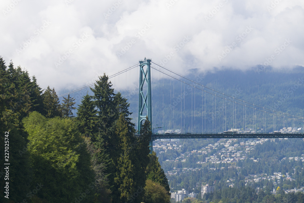 Lion's Gate Bridge in Vancouver, British Colombia