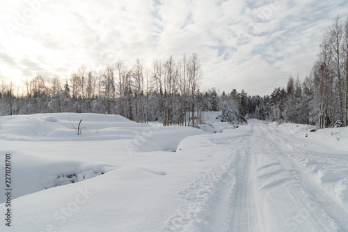 road in winter