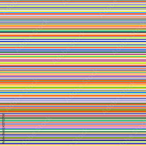 Horizontal colored stripes