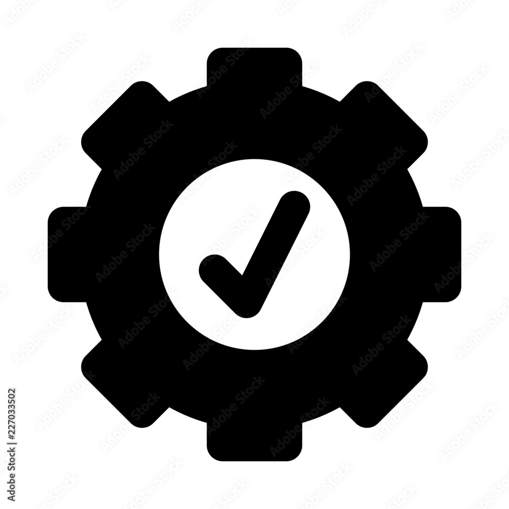 Automatically Gearwheel Automation Settings vector icon