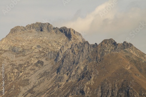 Gipfel des Piz Ledu in den Lombardischen Alpen (Comer Voralpen)