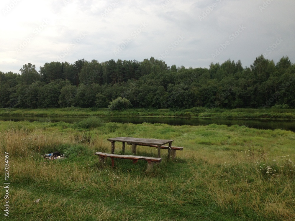 bench in park